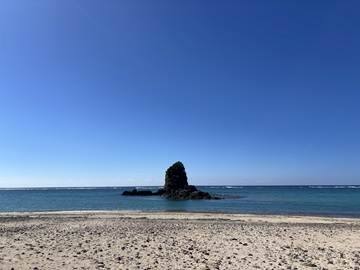 今日の嘉陽海岸