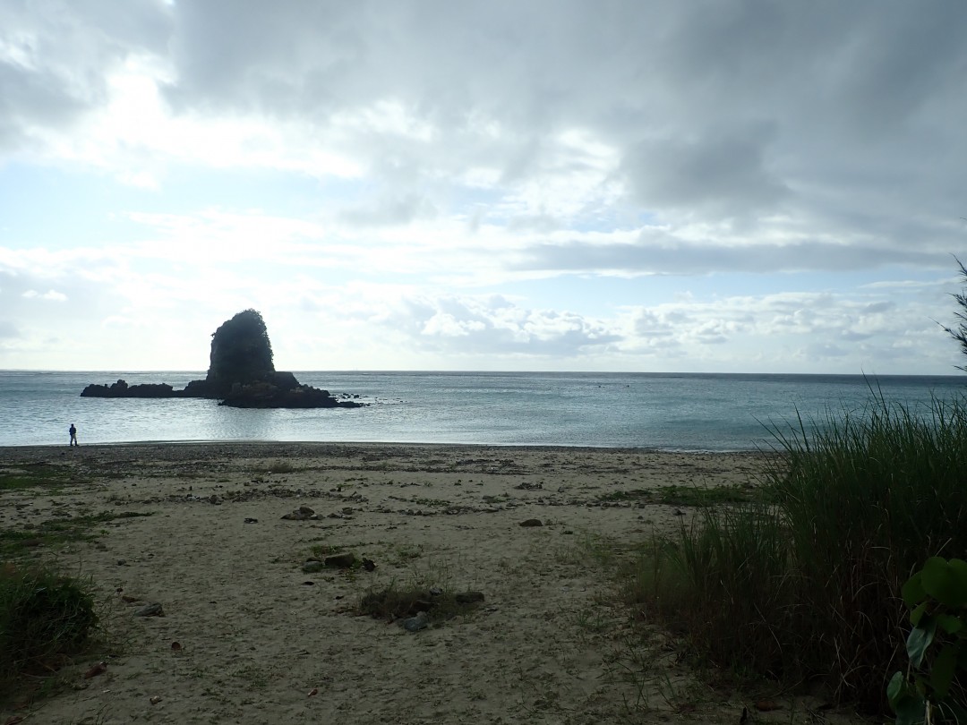 今日の嘉陽海岸