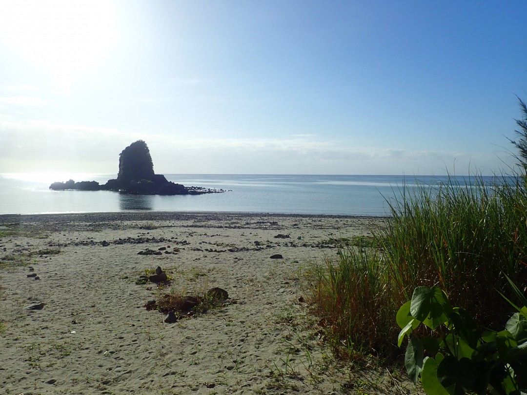 今日の嘉陽海岸