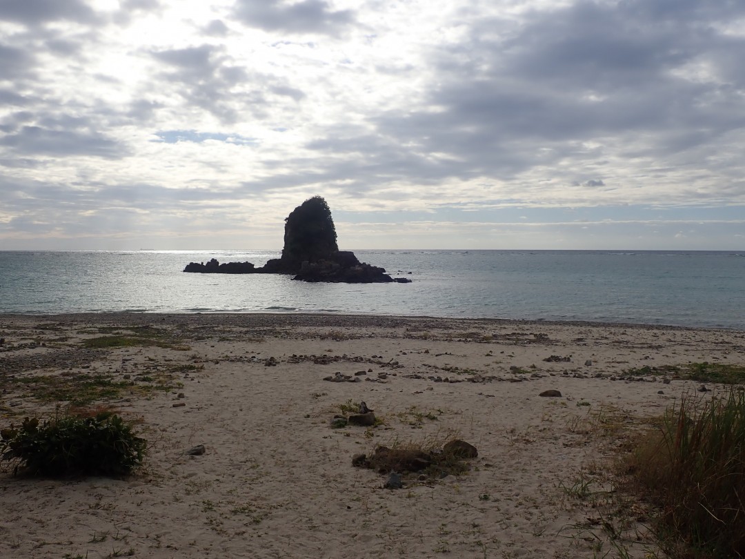 今日の嘉陽海岸