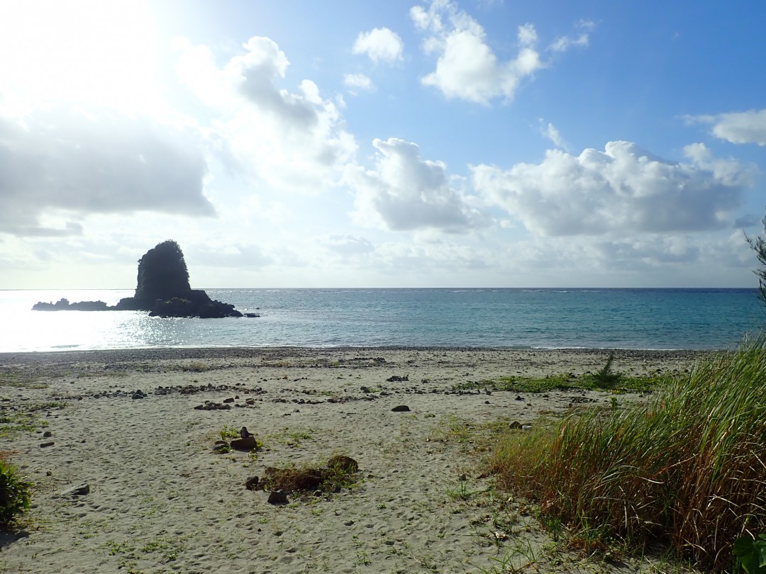 今日の嘉陽海岸