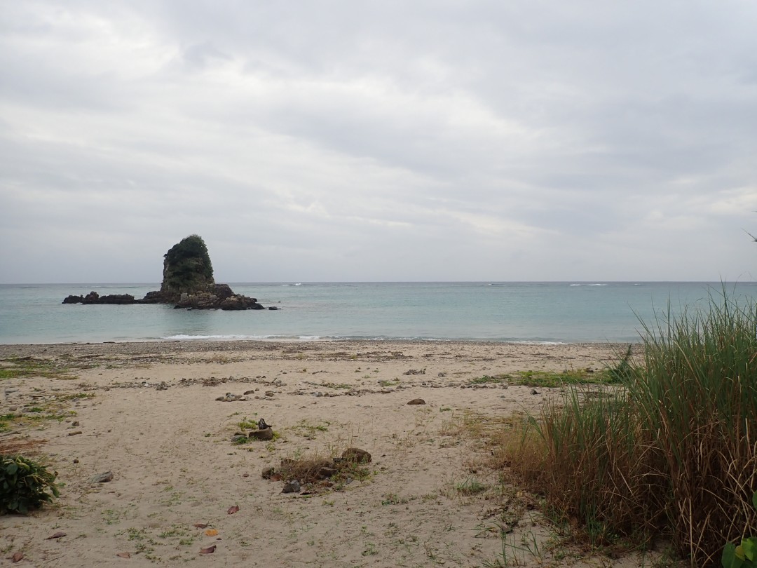 今日の嘉陽海岸