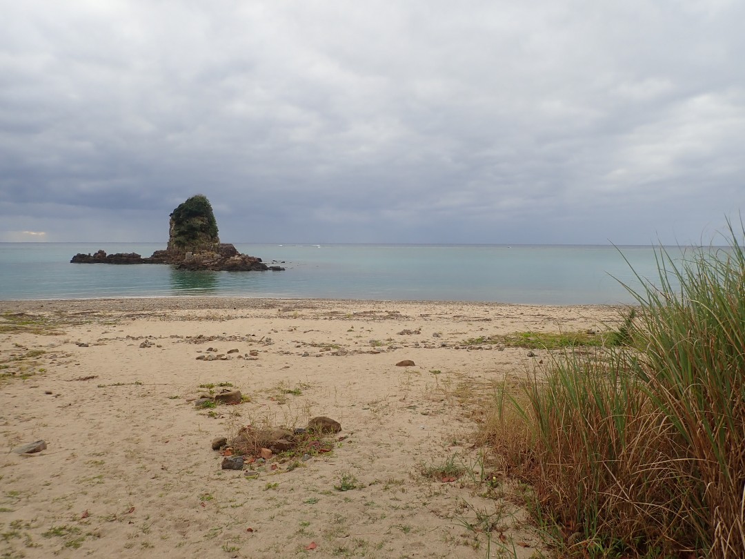 今日の嘉陽海岸