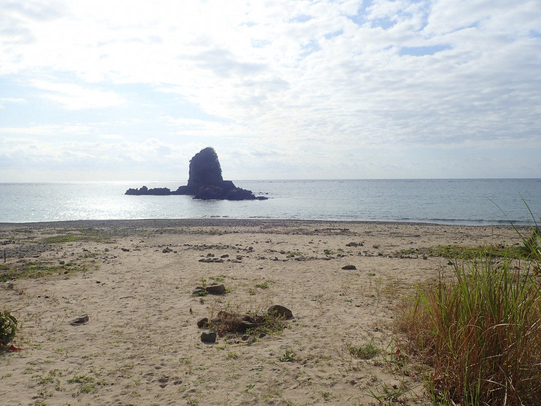 今日の嘉陽海岸