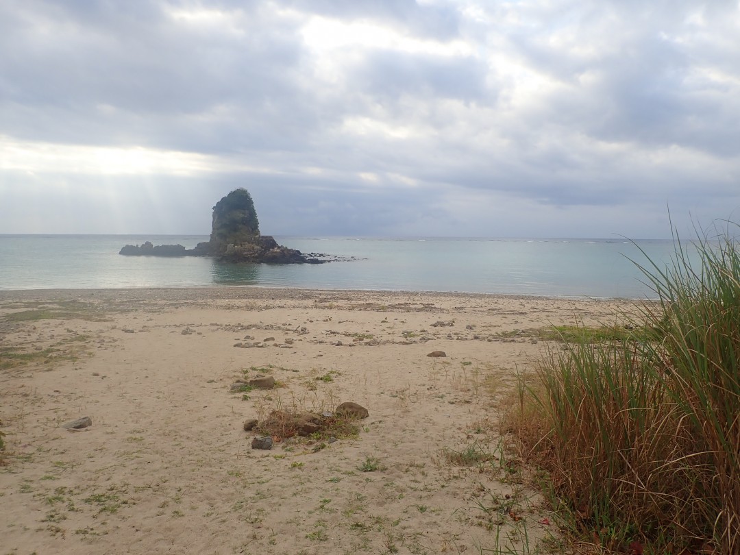 今日の嘉陽海岸