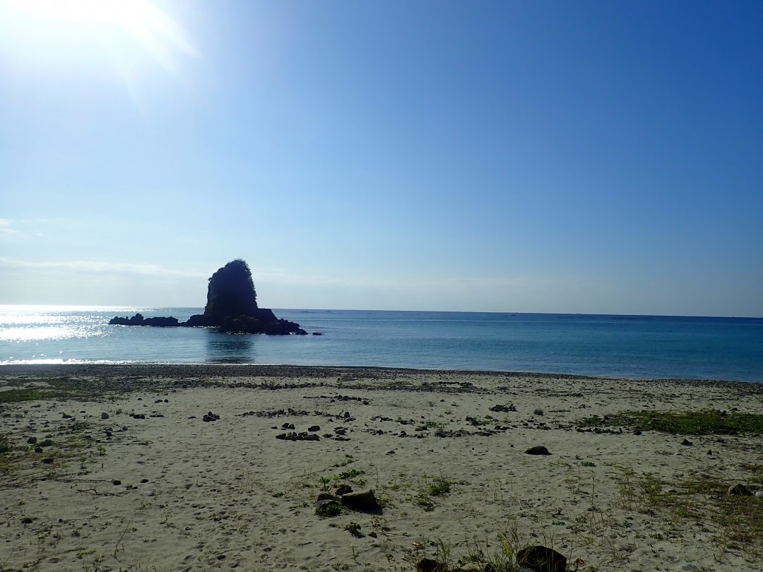 今日の嘉陽海岸