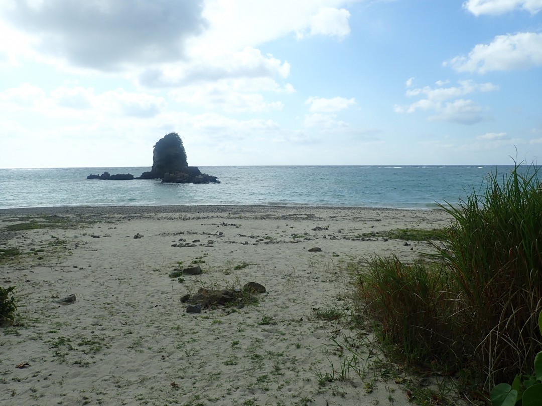 今日の嘉陽海岸