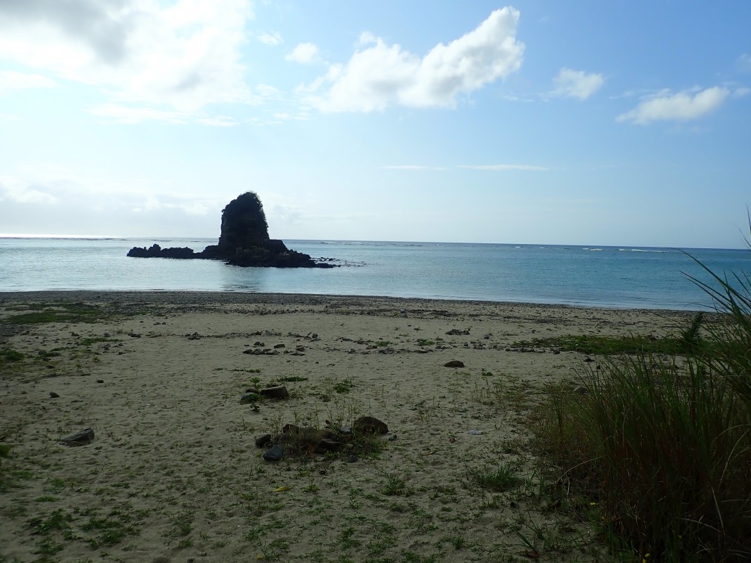 今日の嘉陽海岸