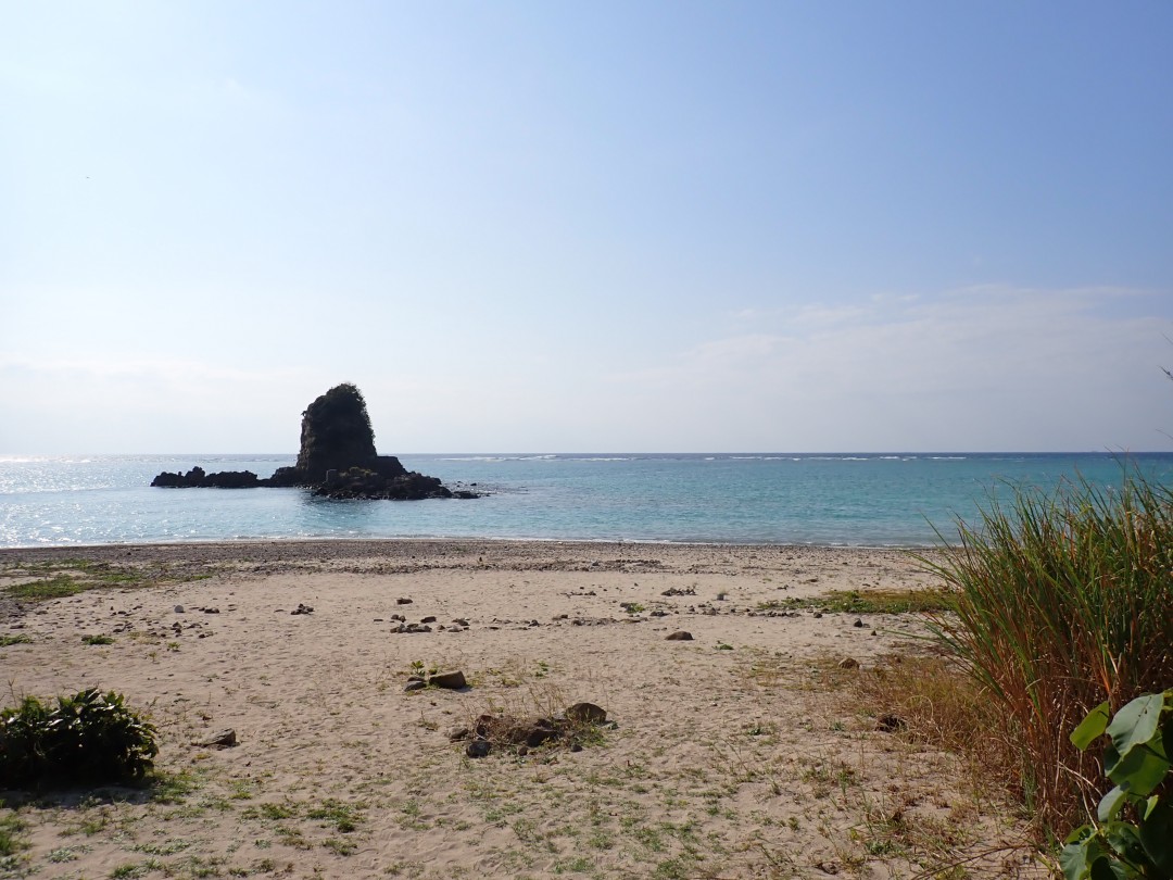 今日の嘉陽海岸