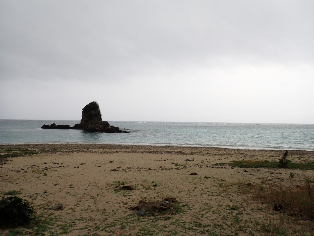 今日の嘉陽海岸