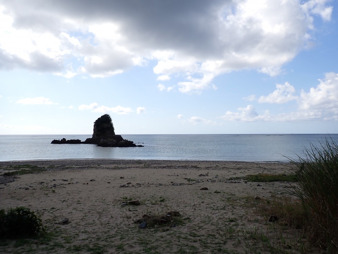 今日の嘉陽海岸