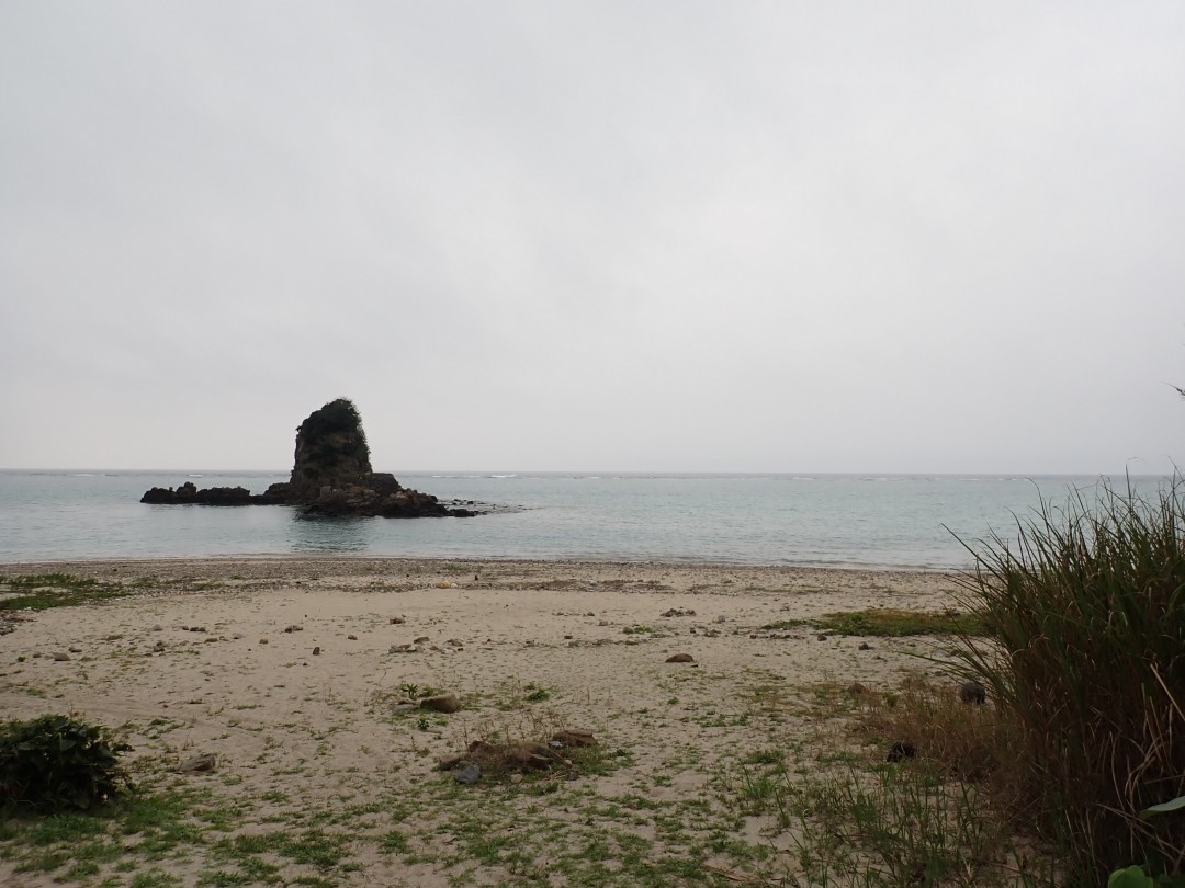 今日の嘉陽海岸