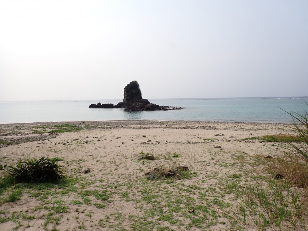 今日の嘉陽海岸