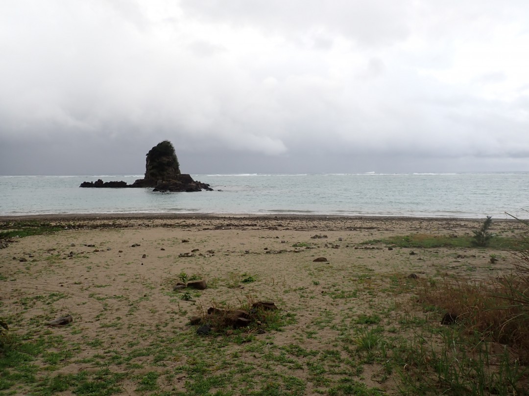 今日の嘉陽海岸