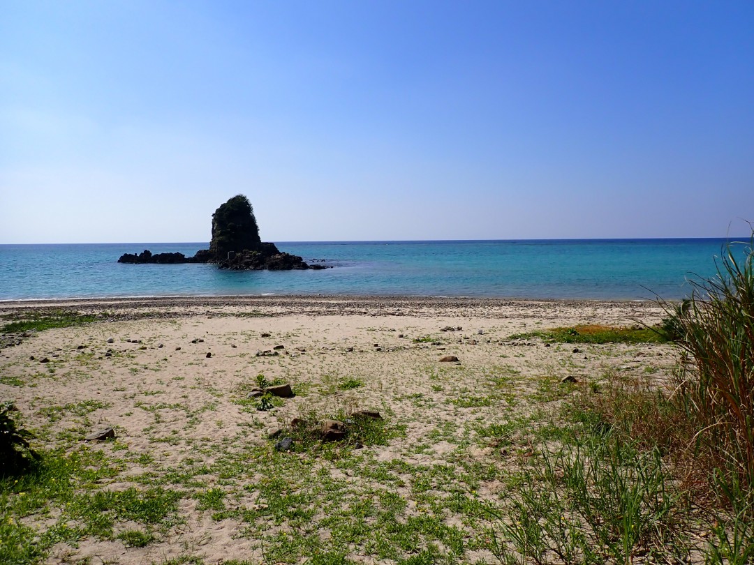 今日の嘉陽海岸