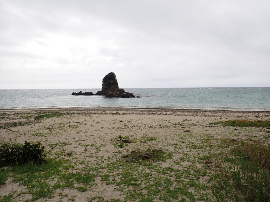 今日の嘉陽海岸