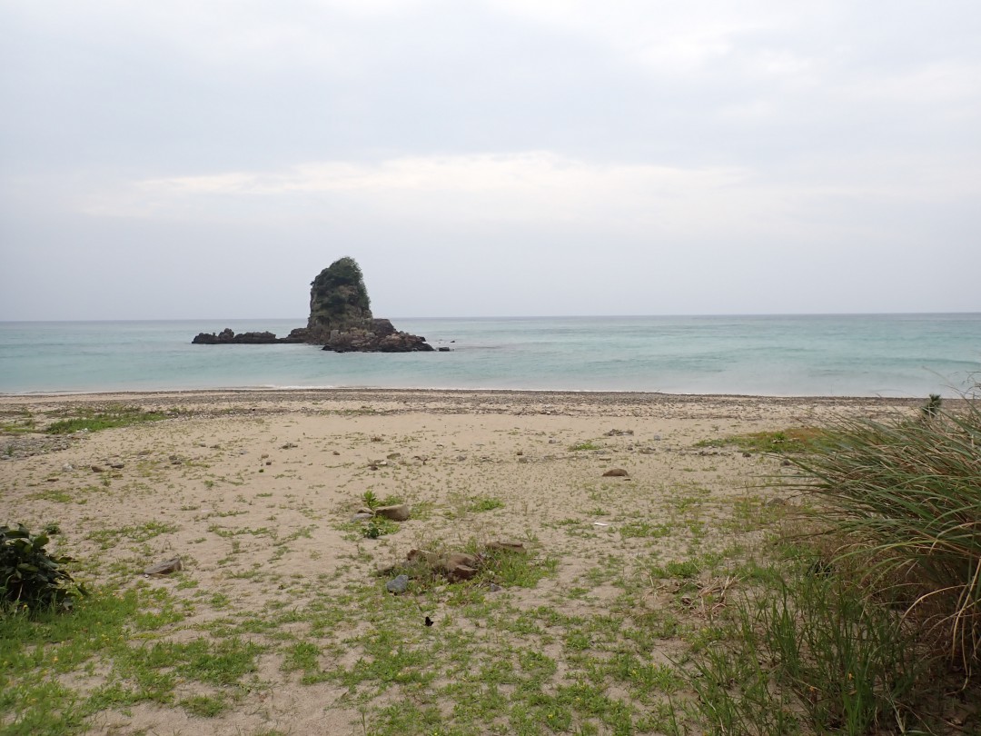 今日の嘉陽海岸
