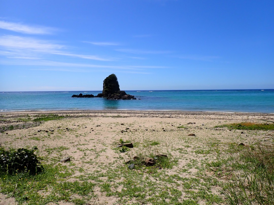 今日の嘉陽海岸