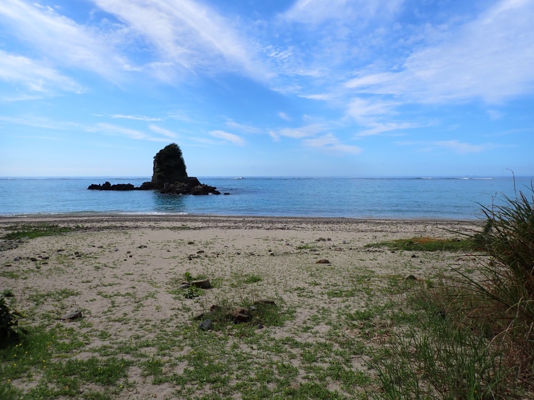 今日の嘉陽海岸