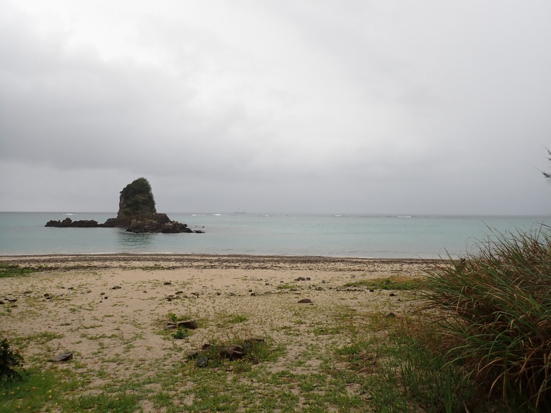 今日の嘉陽海岸