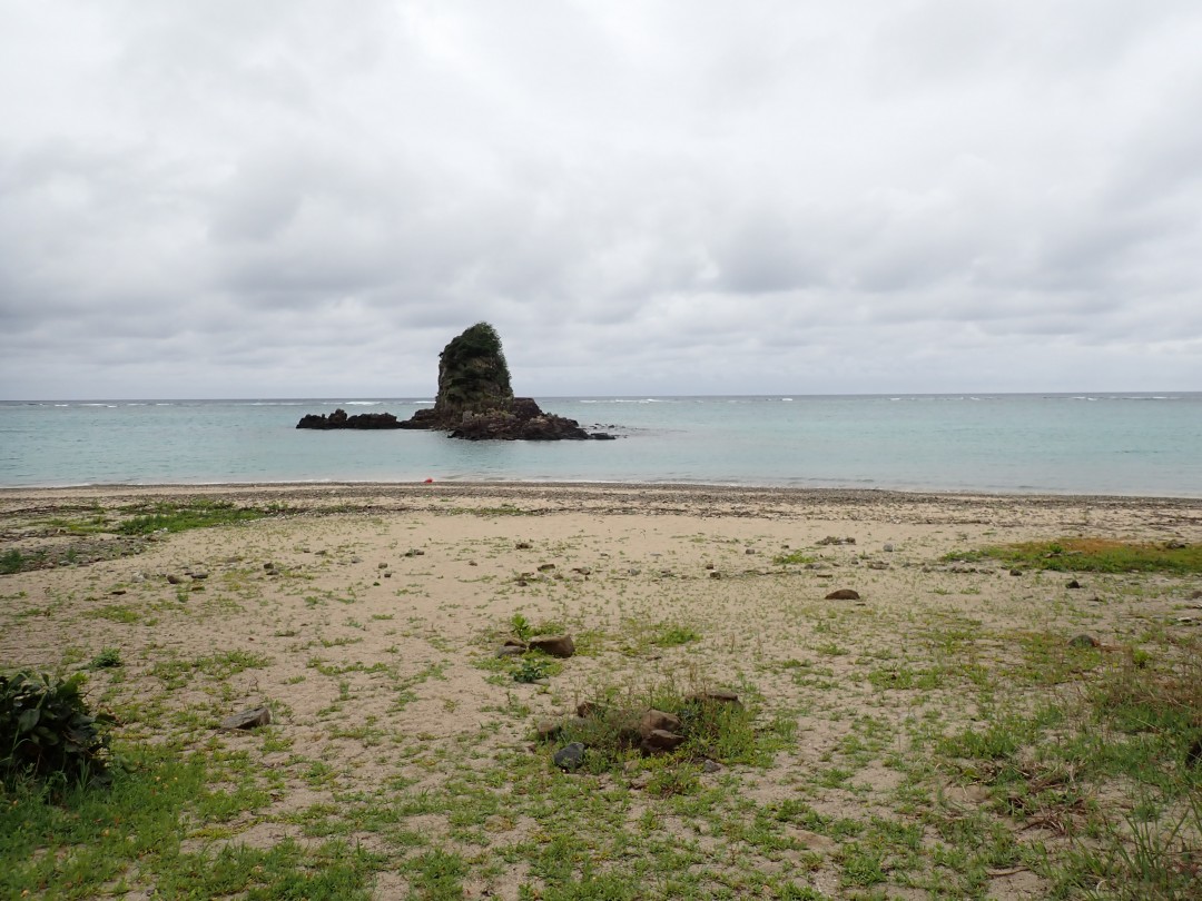 今日の嘉陽海岸