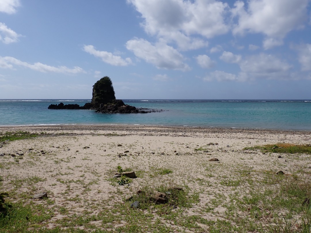 今日の嘉陽海岸