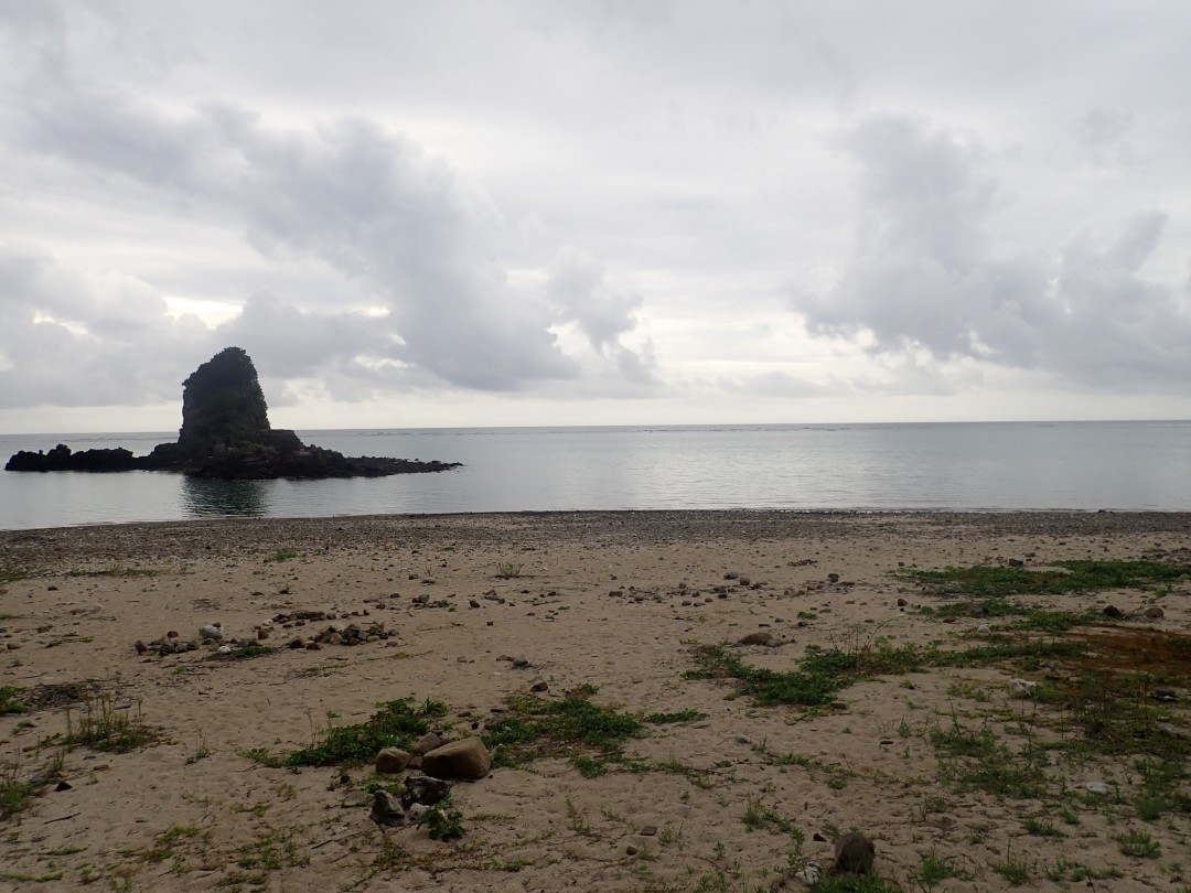 今日の嘉陽海岸