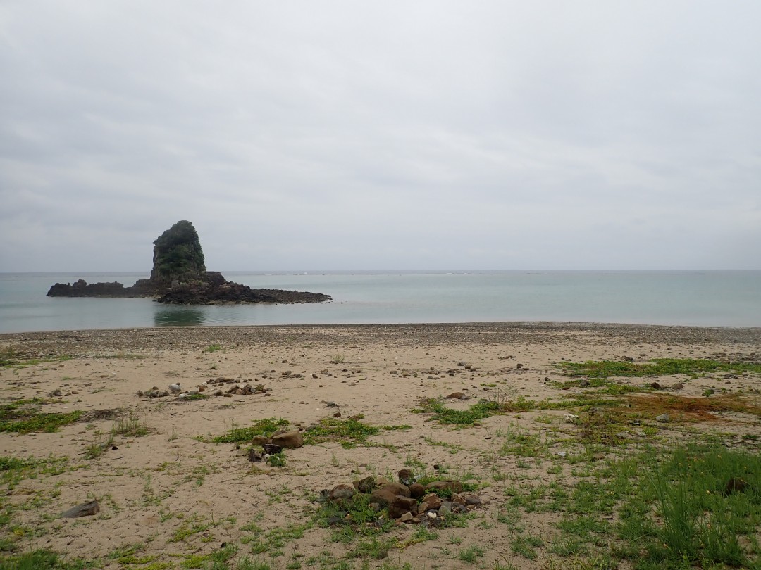 今日の嘉陽海岸