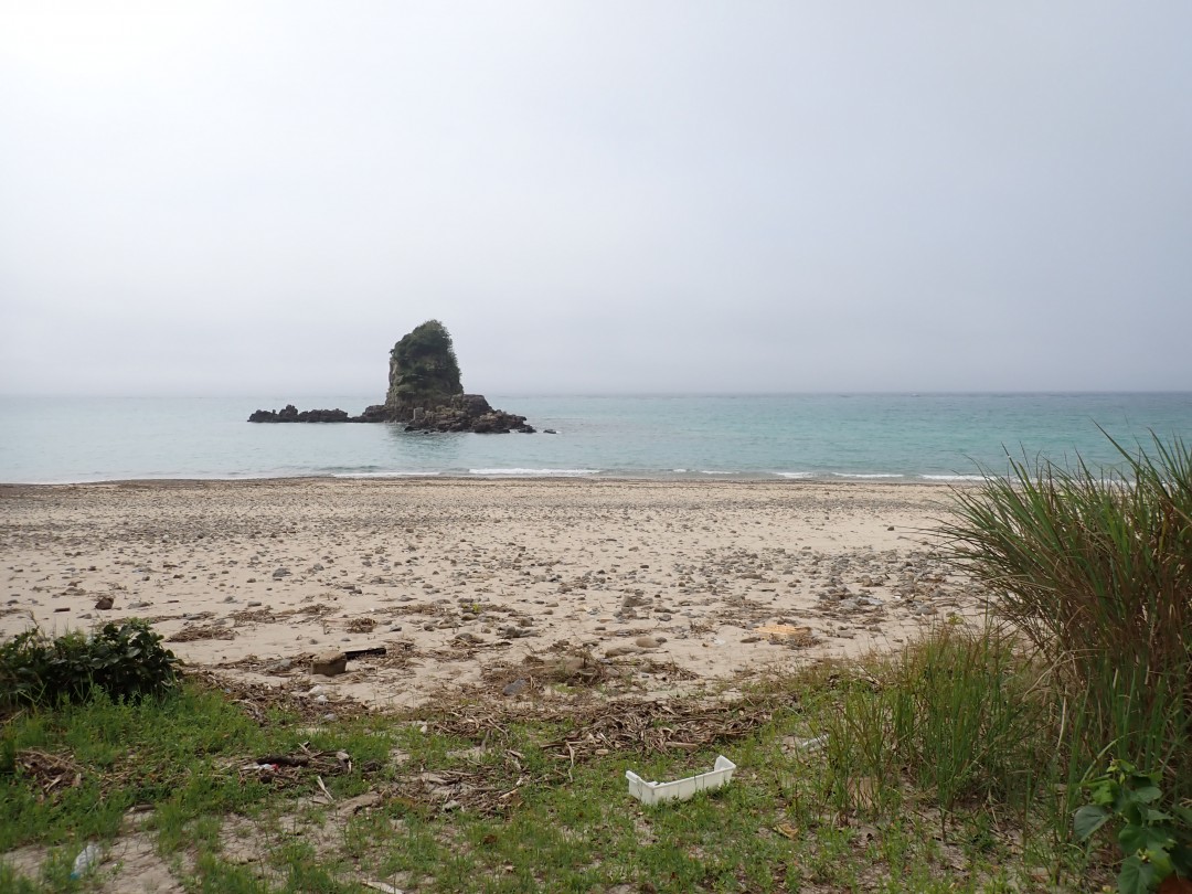 今日の嘉陽海岸