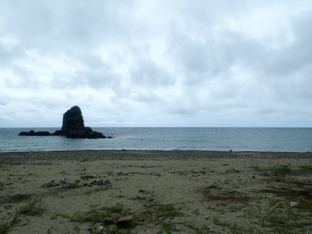 今日の嘉陽海岸