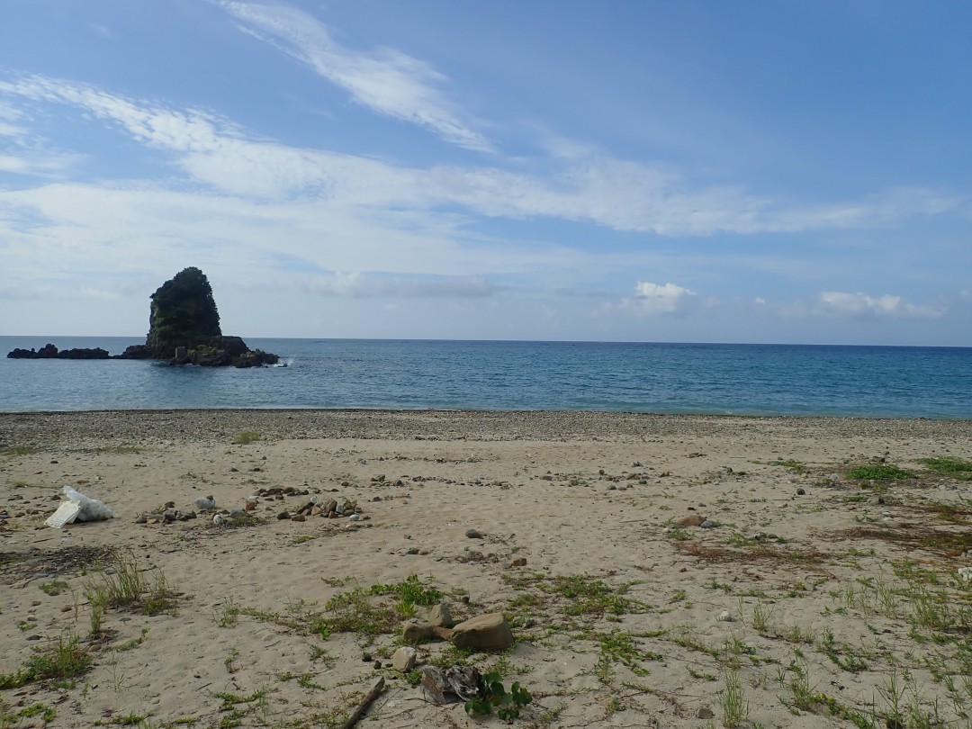 今日の嘉陽海岸
