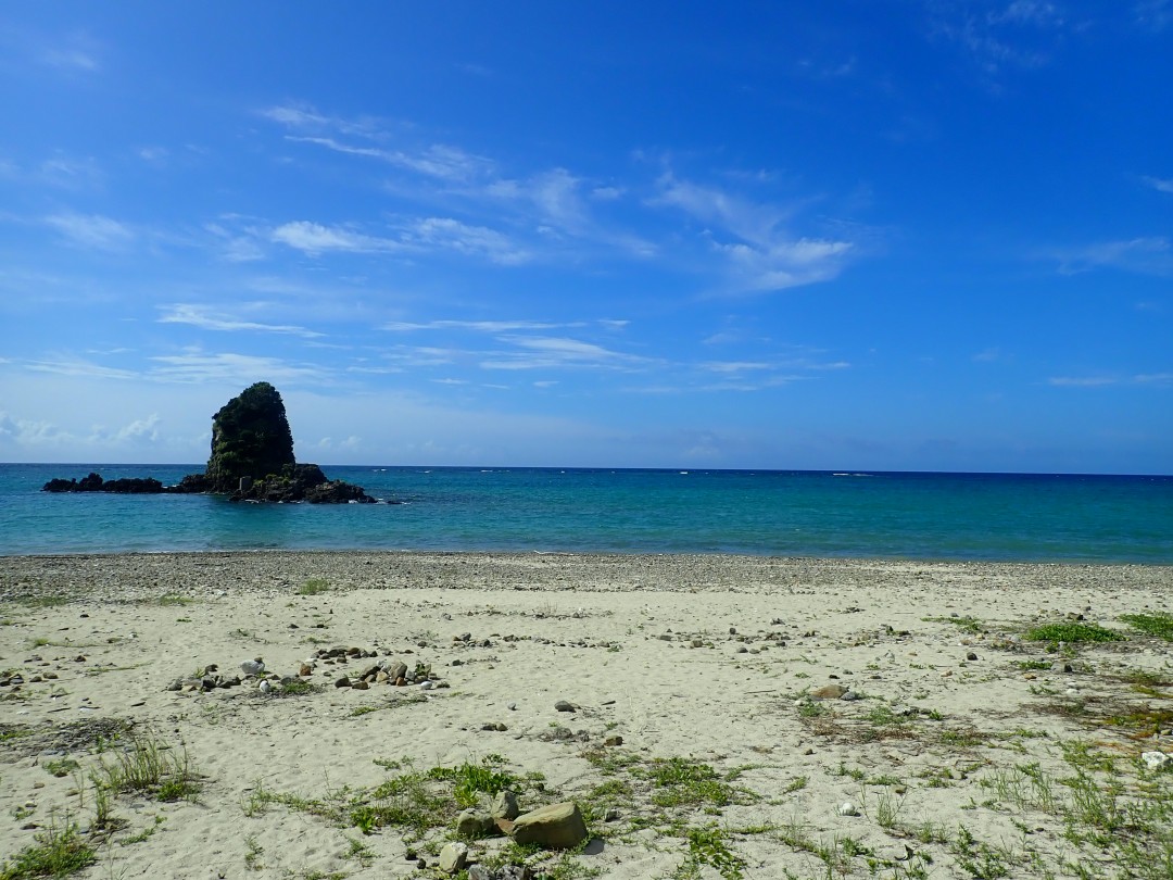 今日の嘉陽海岸