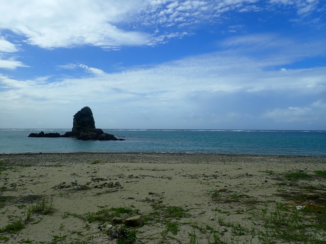 今日の嘉陽海岸