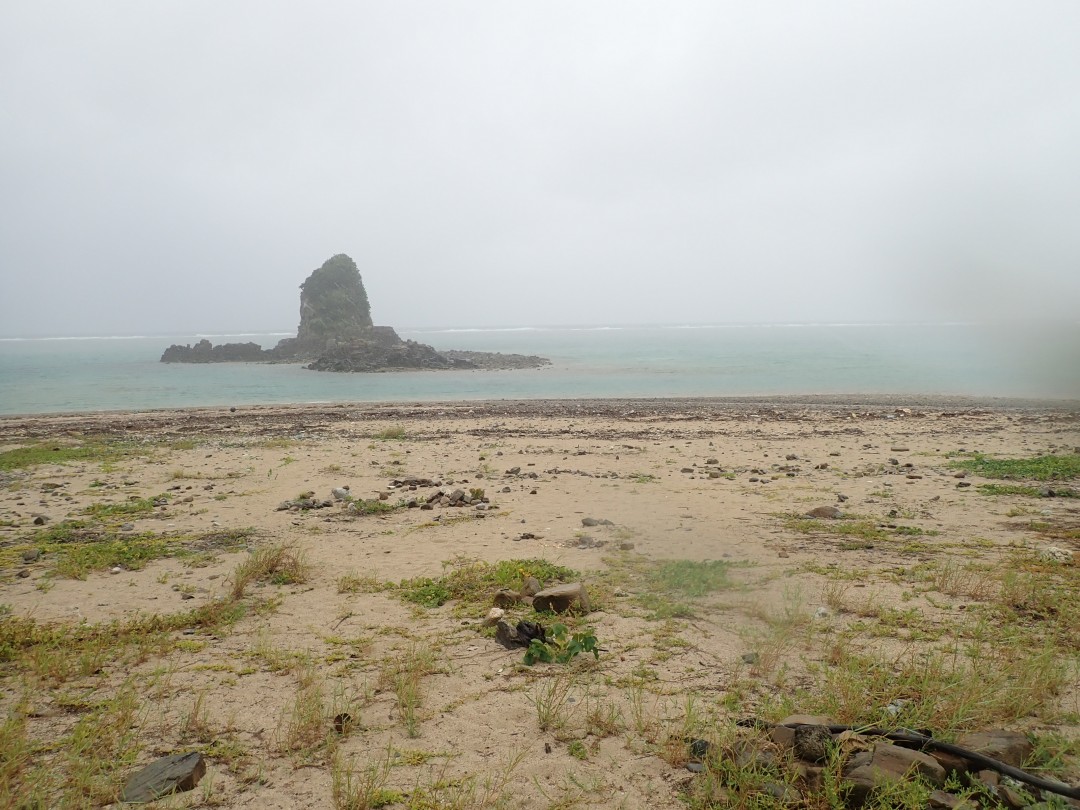 今日の嘉陽海岸