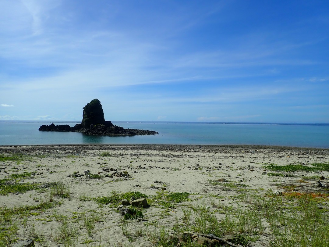 今日の嘉陽海岸