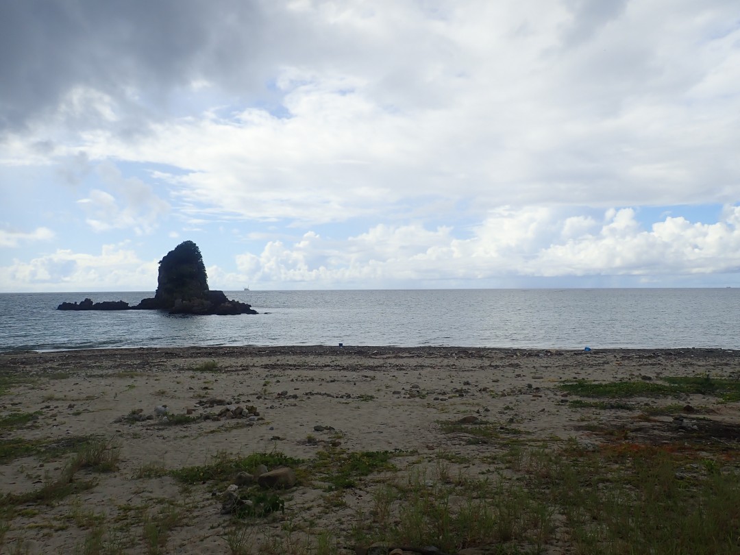 今日の嘉陽海岸