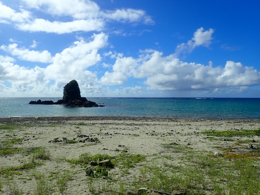 今日の嘉陽海岸