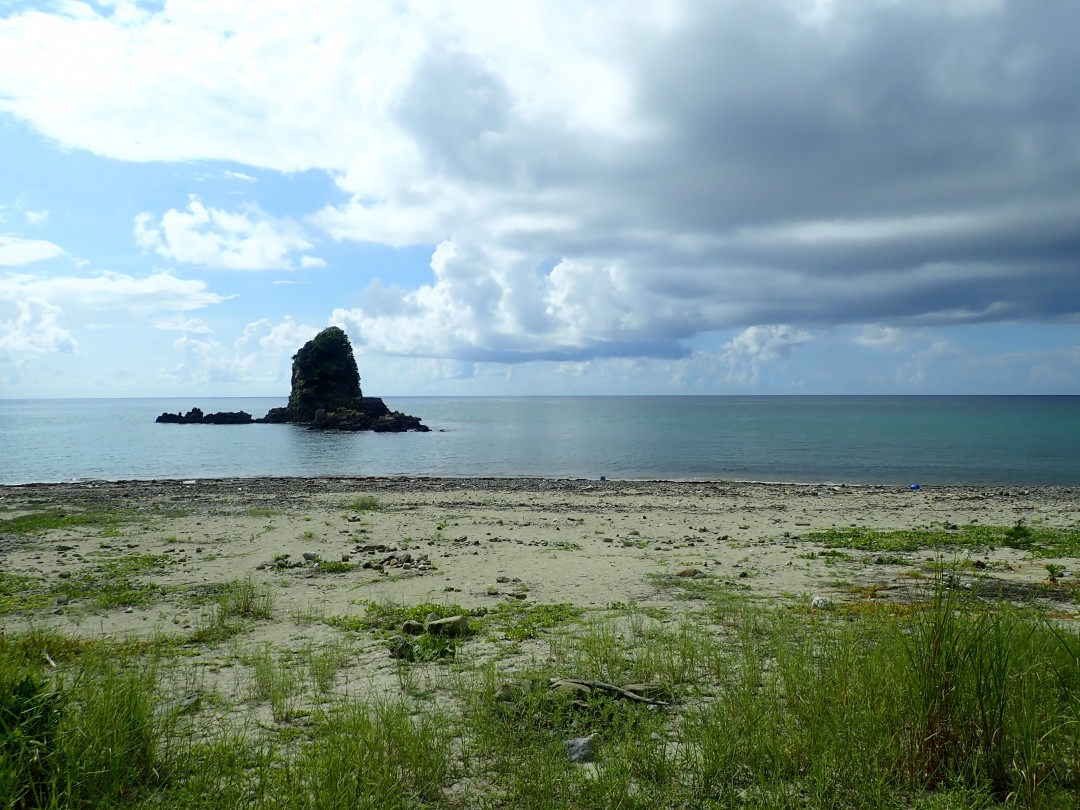 今日の嘉陽海岸