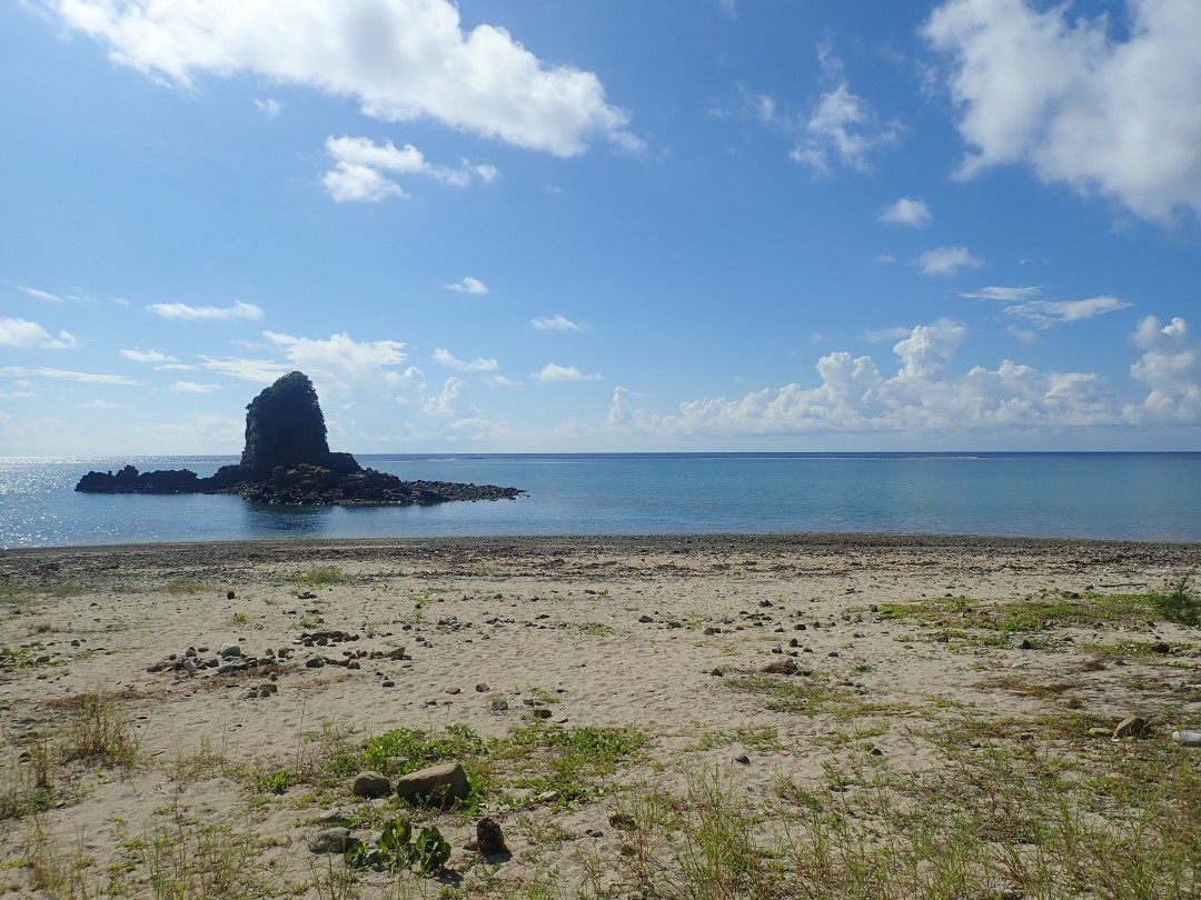 今日の嘉陽海岸