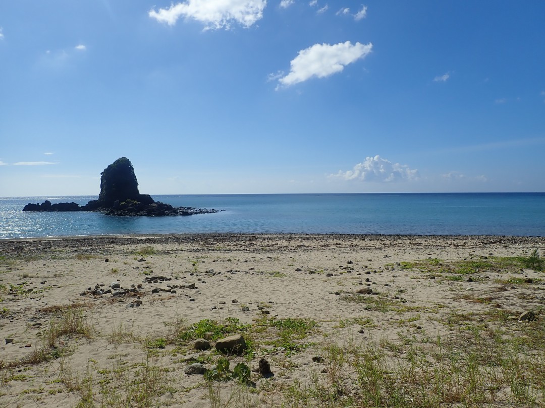 今日の嘉陽海岸
