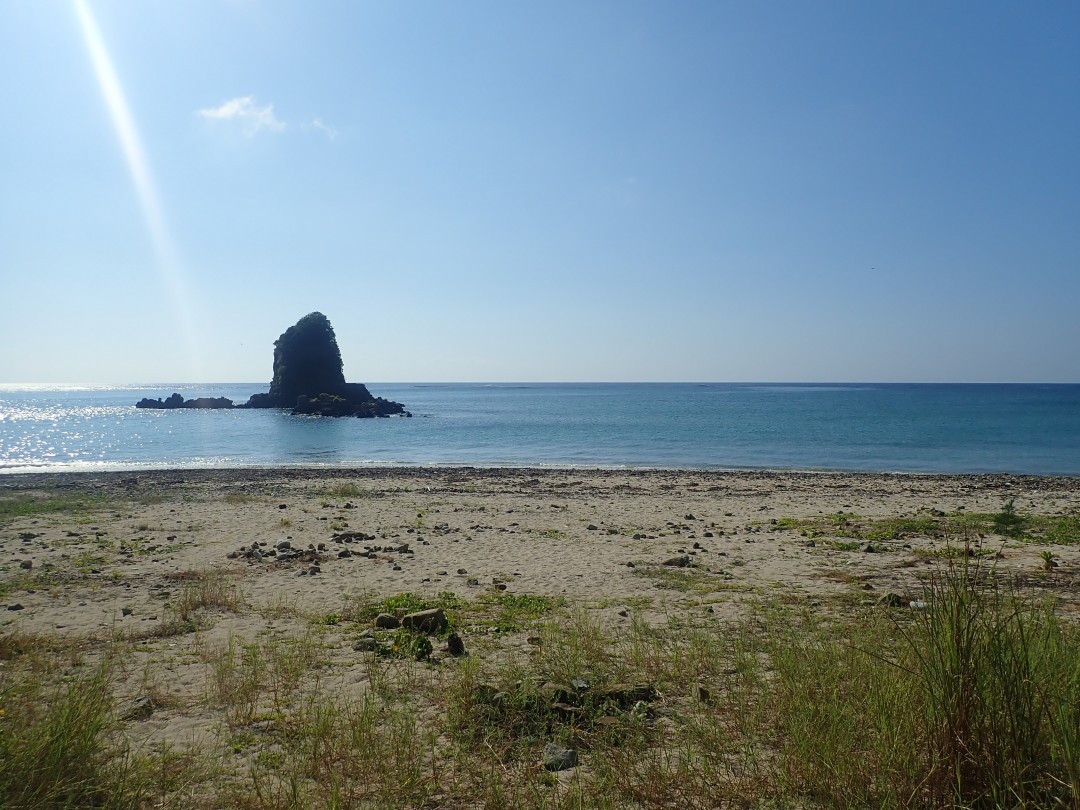 今日の嘉陽海岸