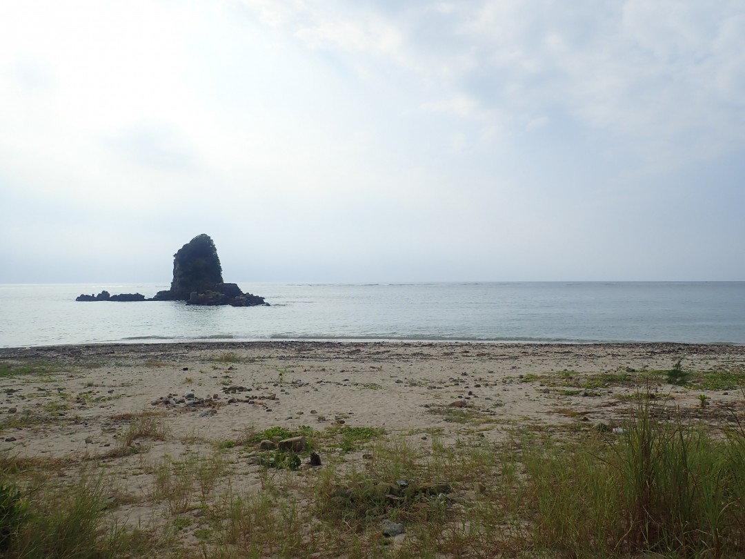 今日の嘉陽海岸