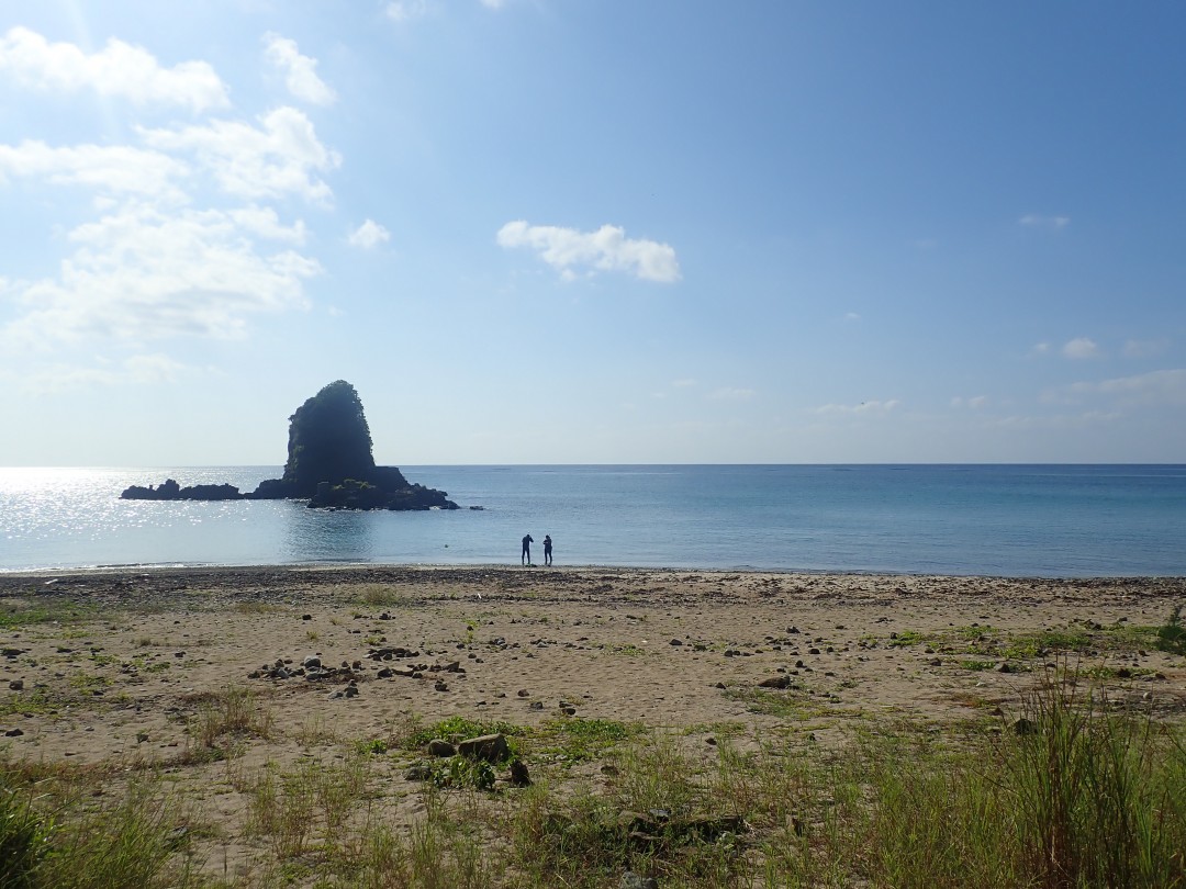 今日の嘉陽海岸