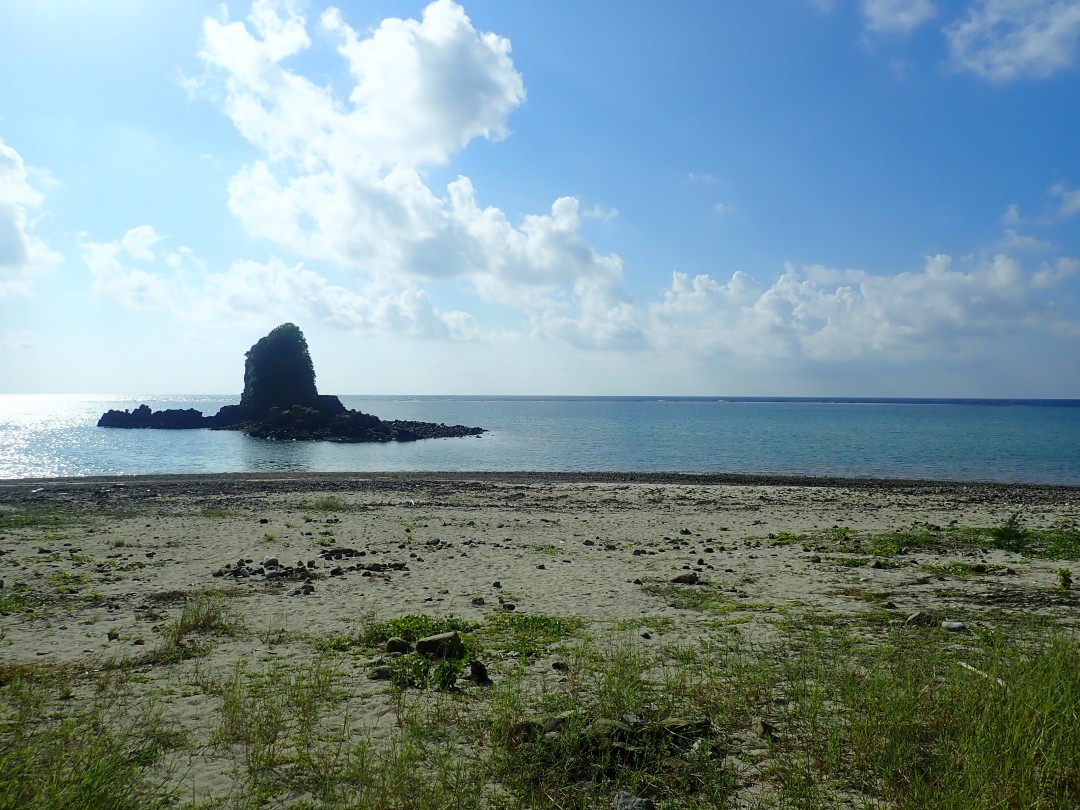 今日の嘉陽海岸