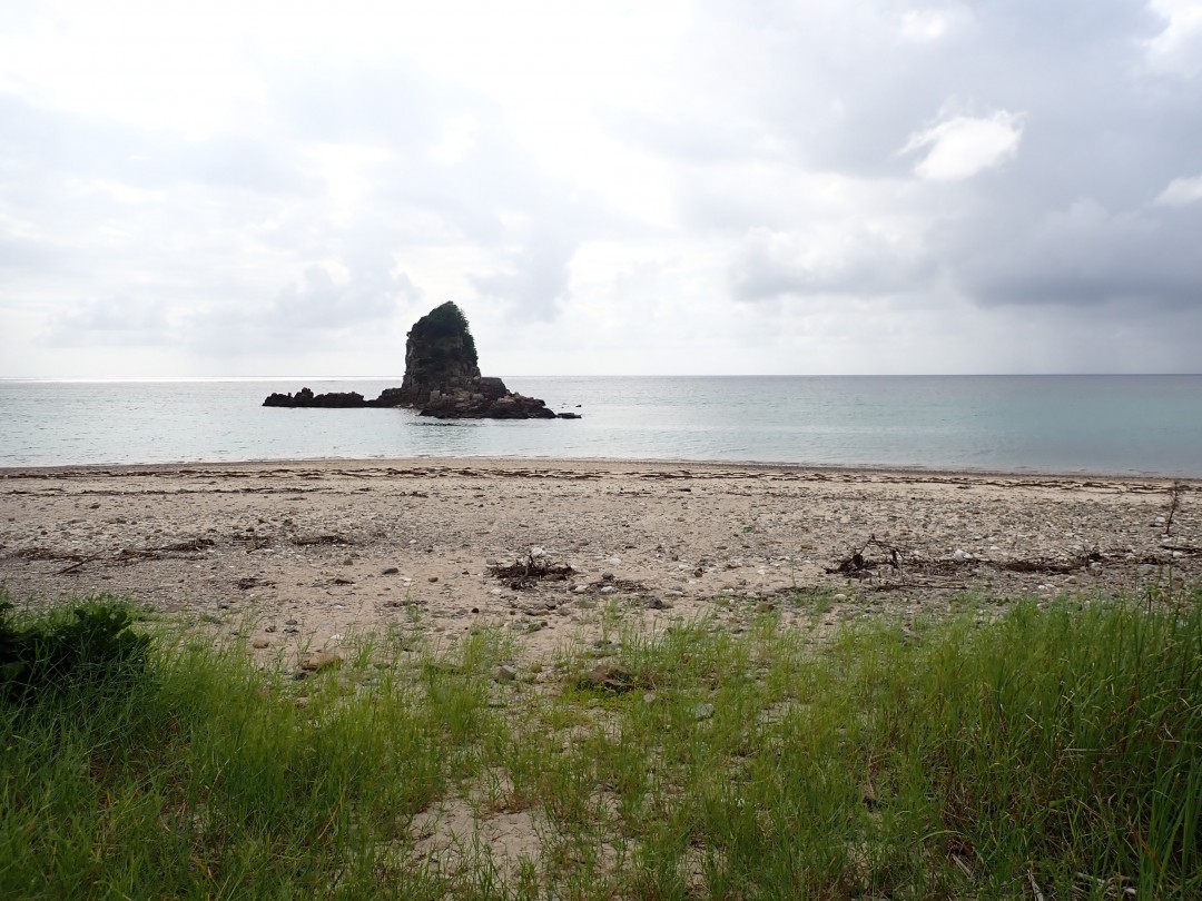今日の嘉陽海岸