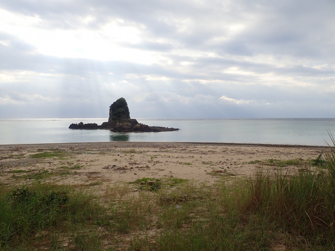 今日の嘉陽海岸