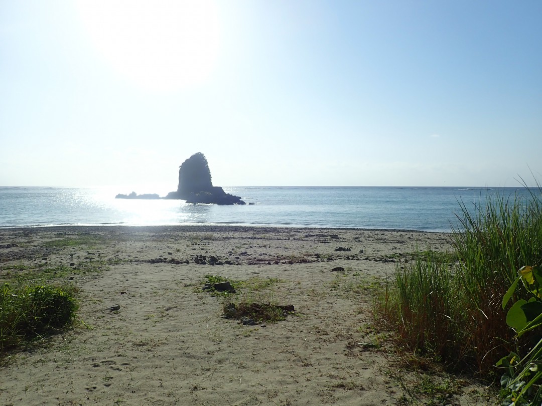 今日の嘉陽海岸