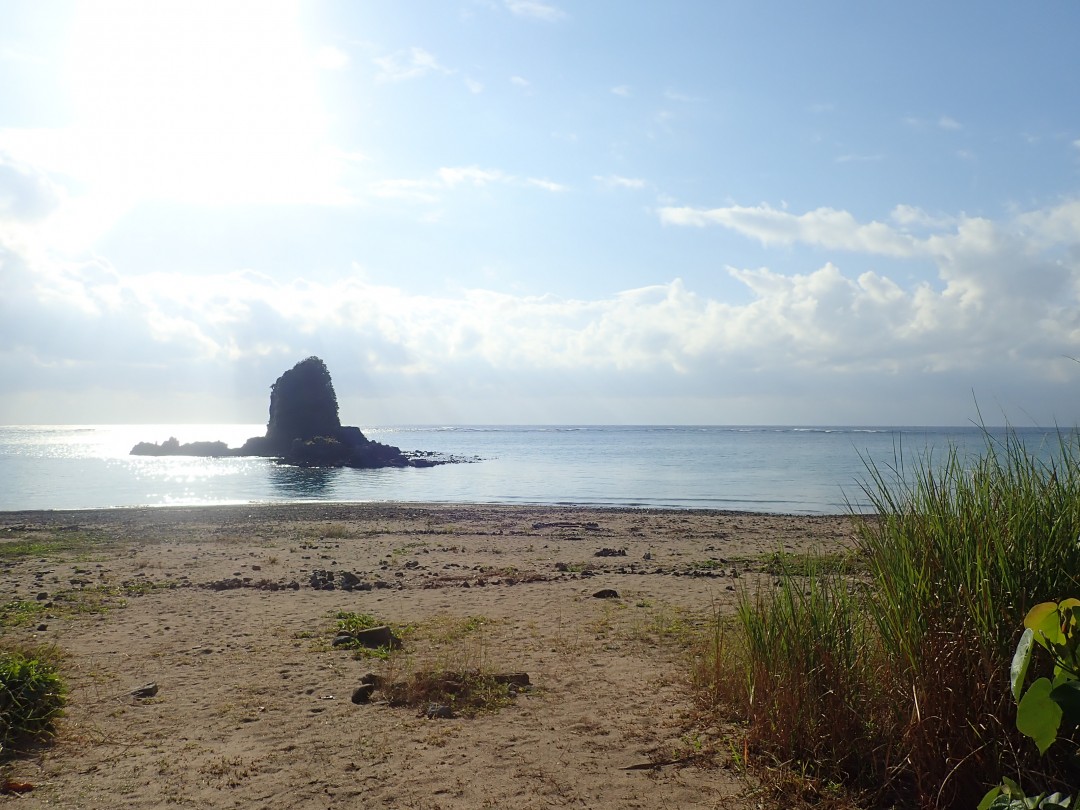 今日の嘉陽海岸