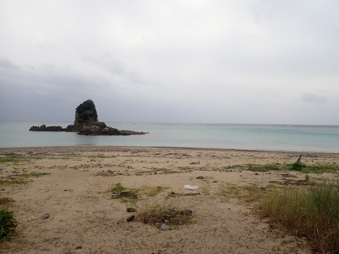 今日の嘉陽海岸