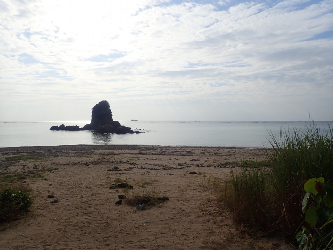 今日の嘉陽海岸